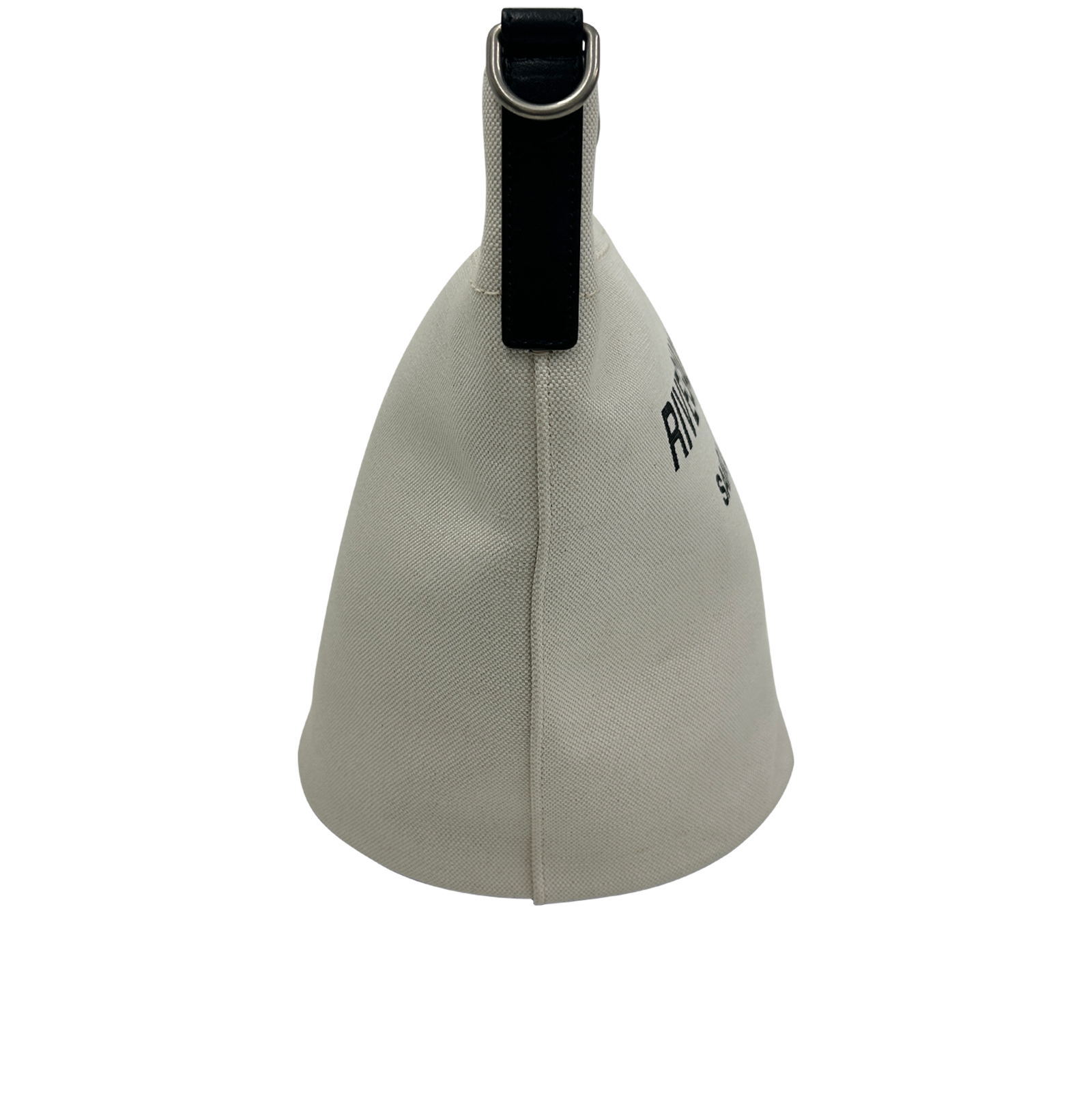 Rive Gauche Bucket Large, 690&euro;, Bolso, Beige/Negro, Lona - General, Vista lateral